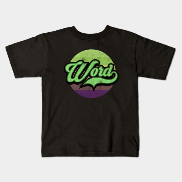 Word Up Kids T-Shirt by CTShirts